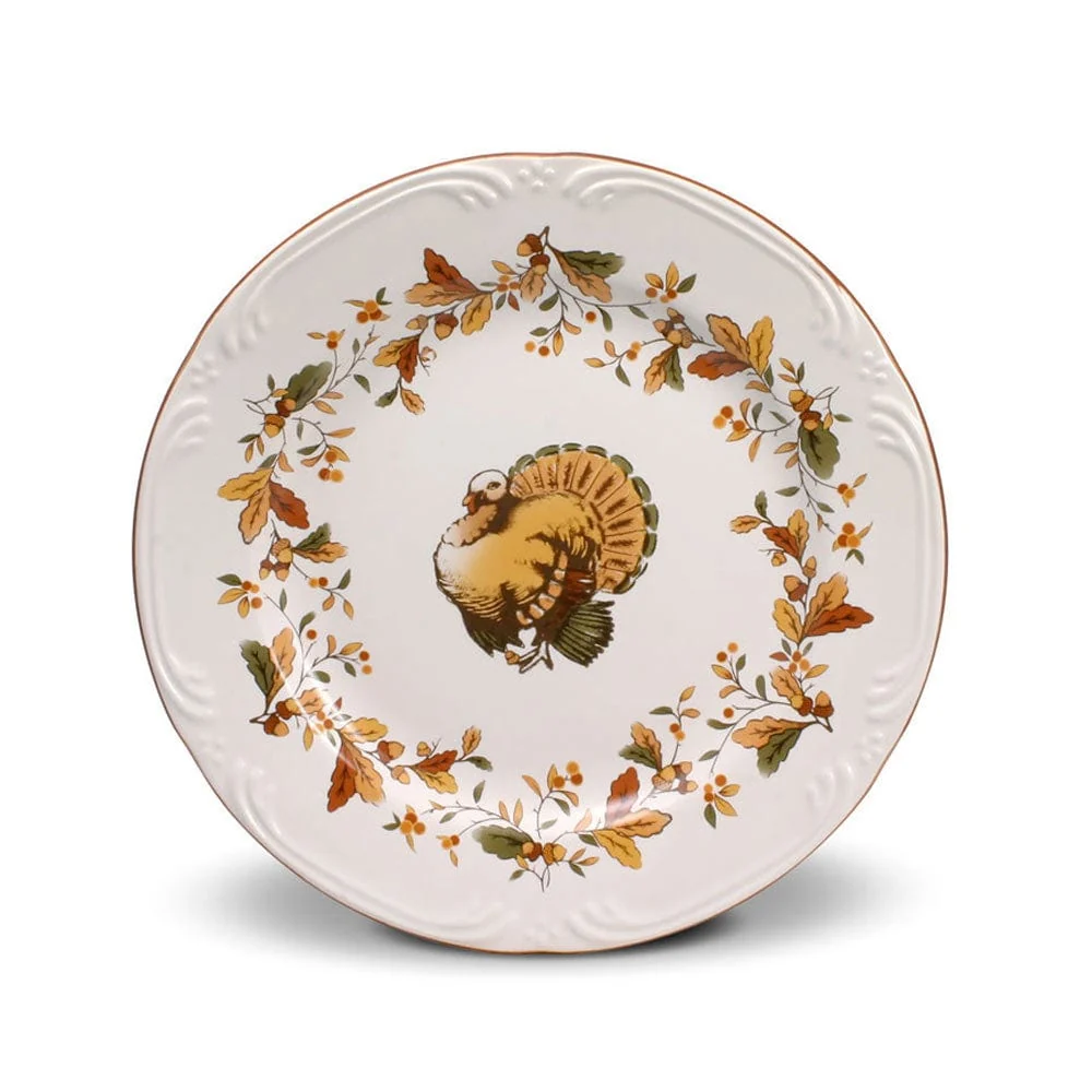 Autumn Berry™ Set of 4 Turkey Salad Plates