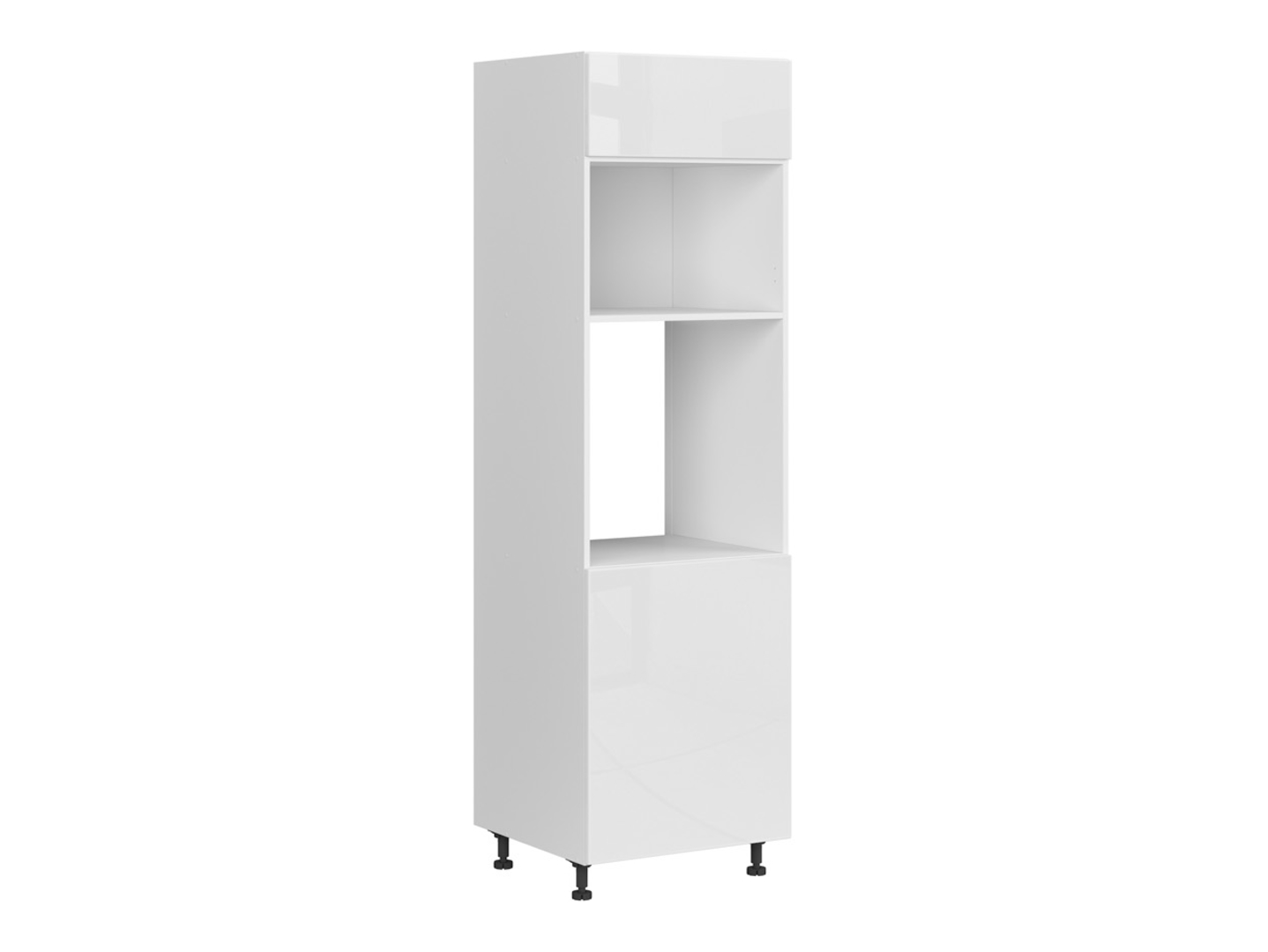 Szafka pod zabudowę piekarnika Top Line 60 cm lewa biały połysk