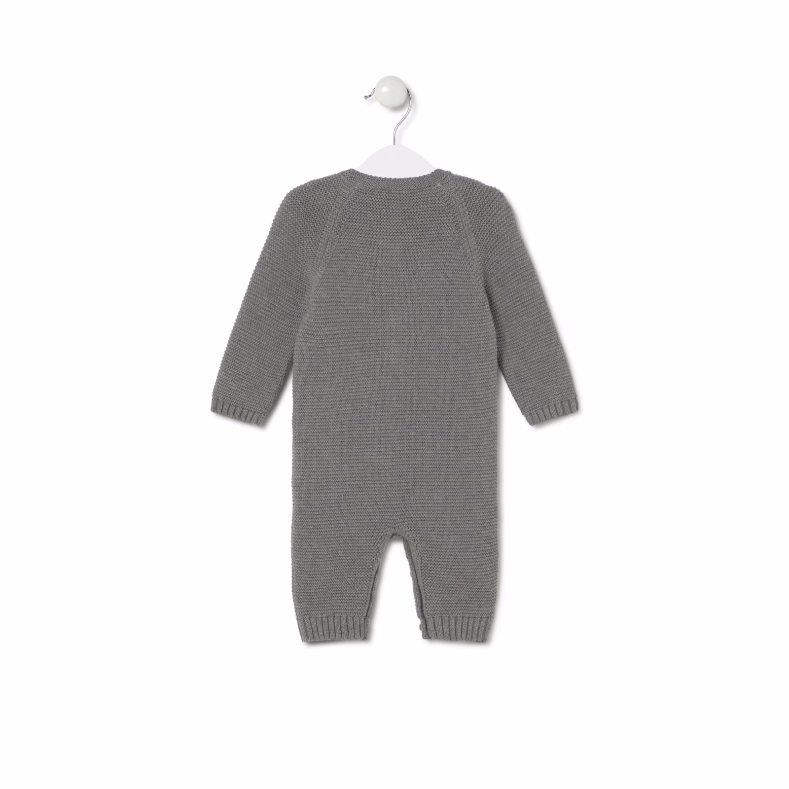 Pelele de bebé Tricot gris