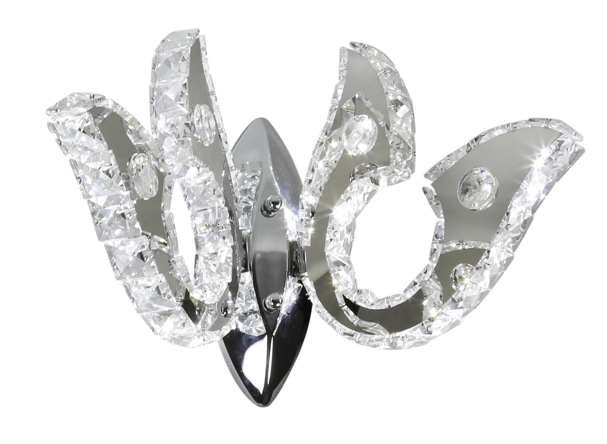 Kinkiet VENEZIAsrebrny LED 1x10W wym:30x35x25cm IP20 Candellux