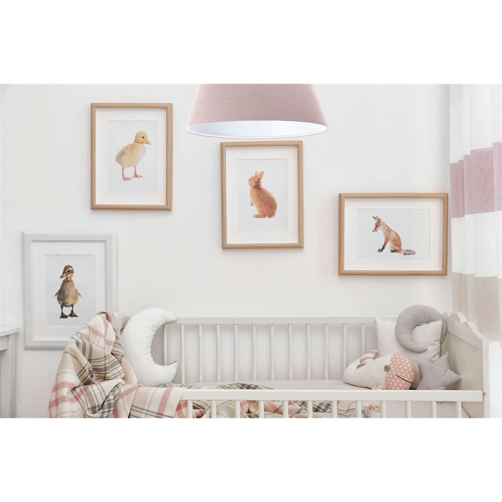 JASMINE BEBE - Suspension enfant Tissu Rose 55x55x26,5 cm