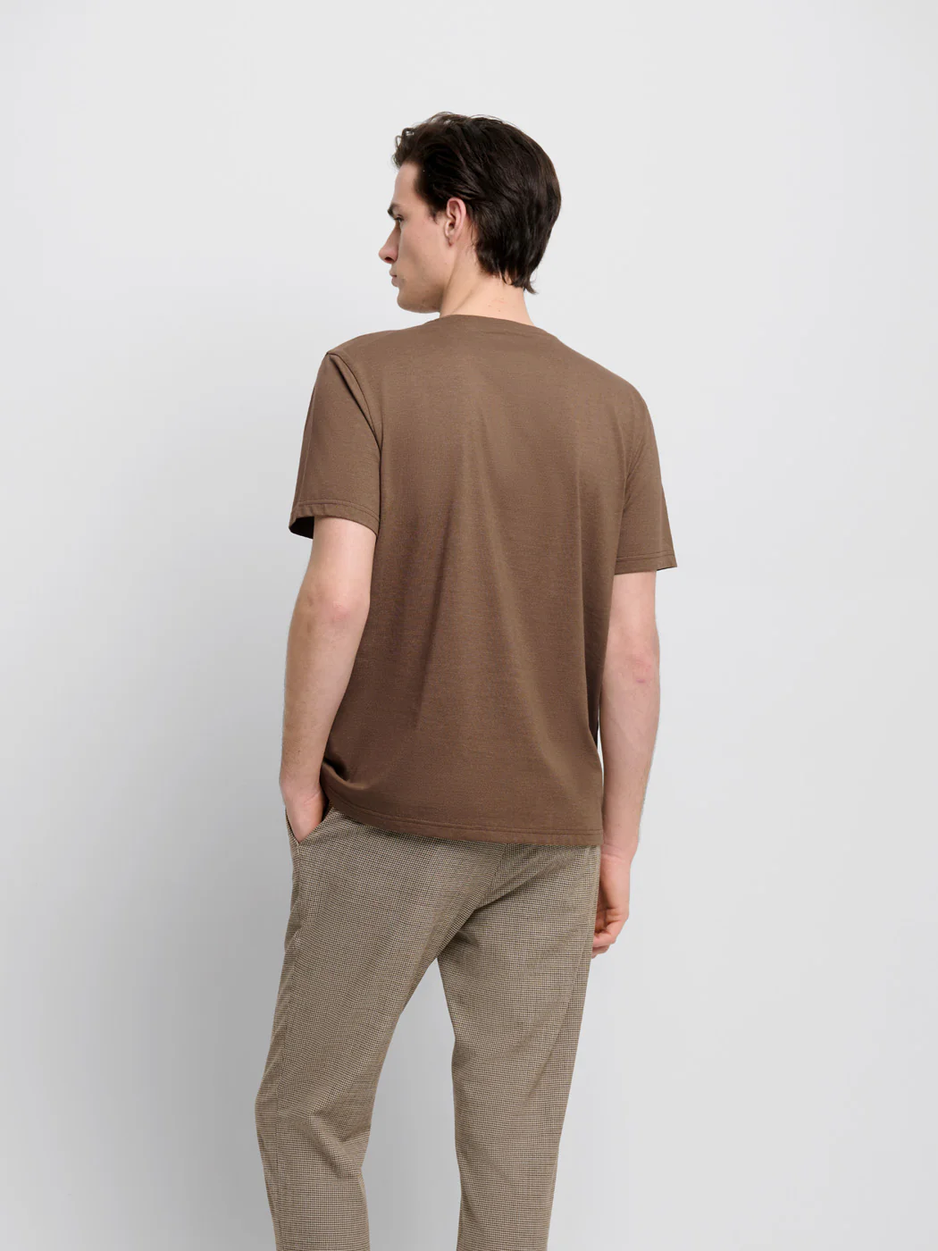 T-shirt col rond en coton Supima®