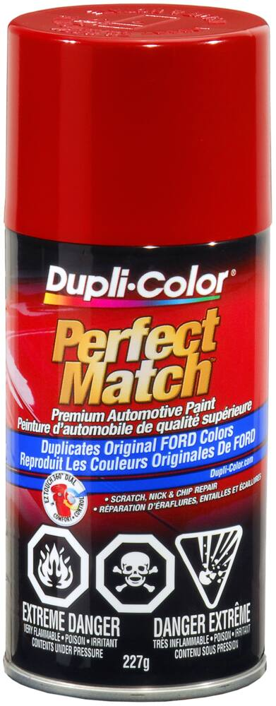 Dupli-Color Perfect Match Premium Acrylic Lacquer Automotive Aerosol Spray Paint, Candy Apple Red (T, 2K, EU), 227-g