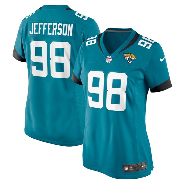 Jordan Jefferson Jacksonville Jaguars Nike Women's  Game Jersey -  Teal