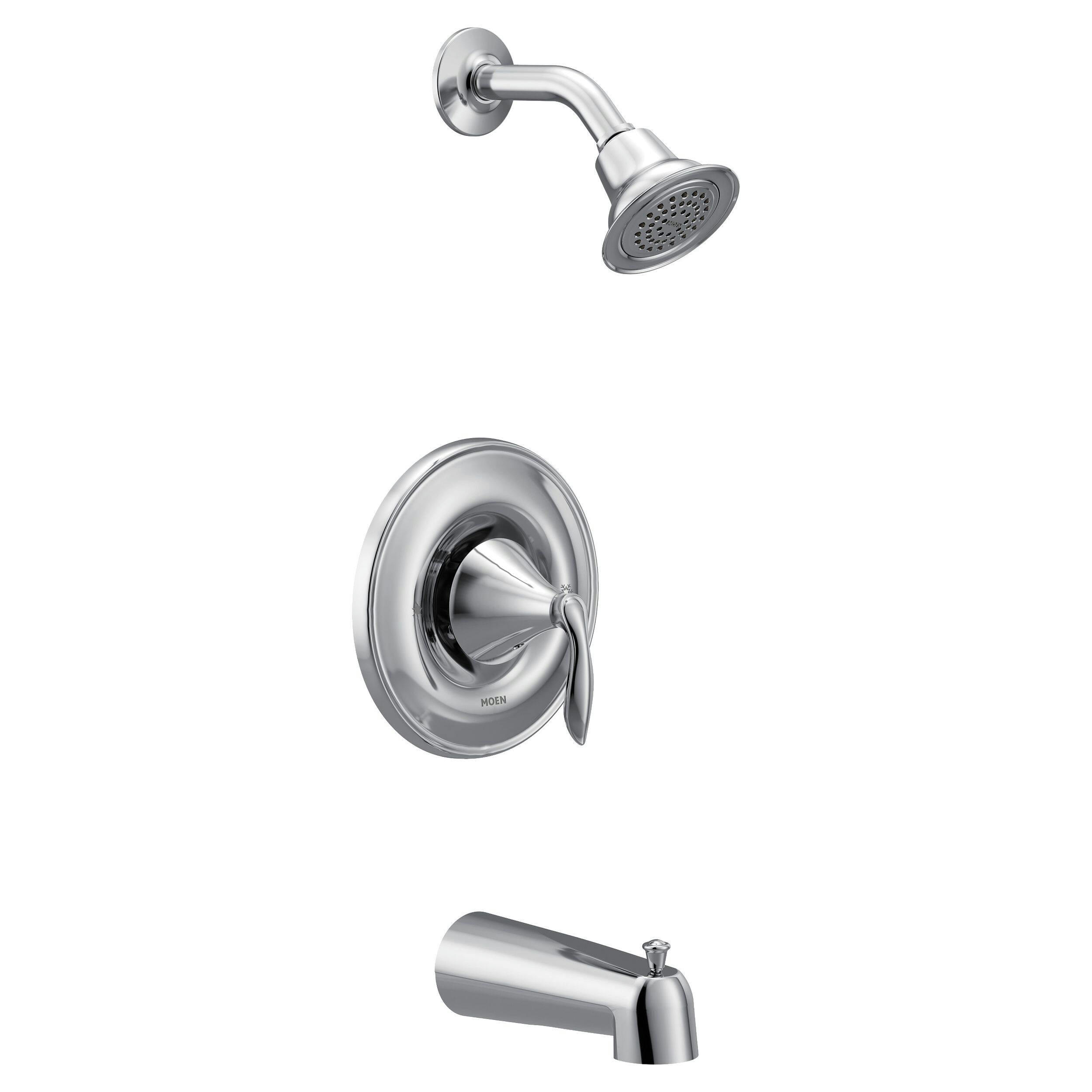 Moen EVA Posi-Temp Tub & Shower Trim Kit, Valve Required, Chrome