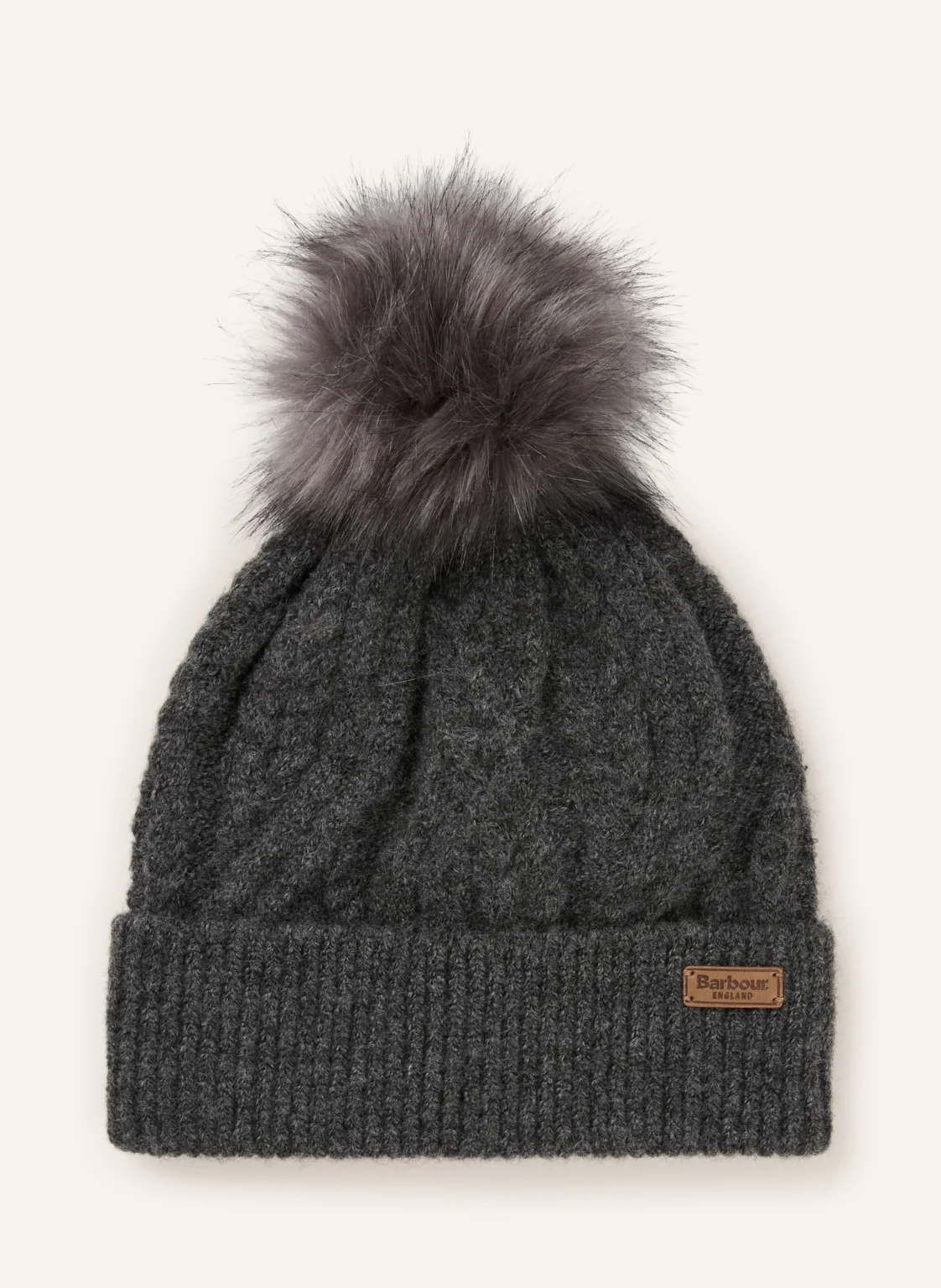 Barbour Mütze ELSDON mit Kunstfell