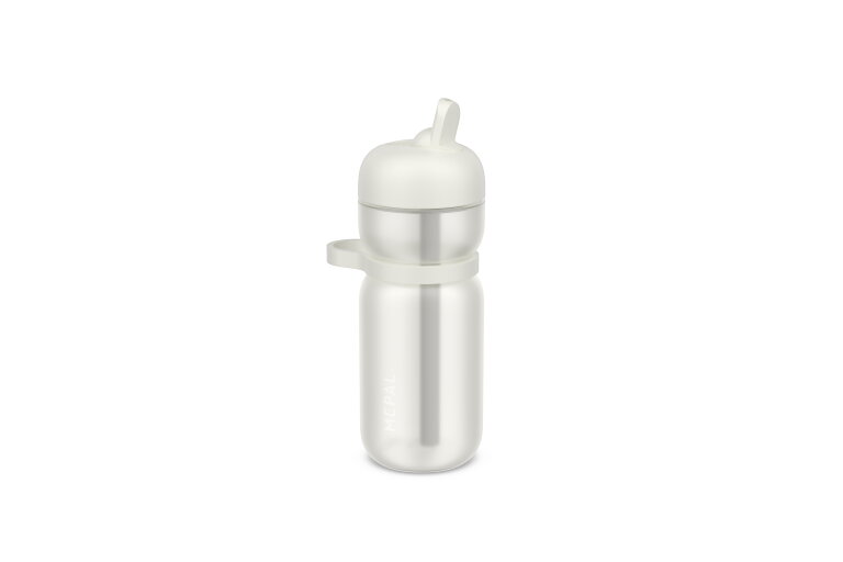 drinkfles flip sport 600 ml - ceramic white