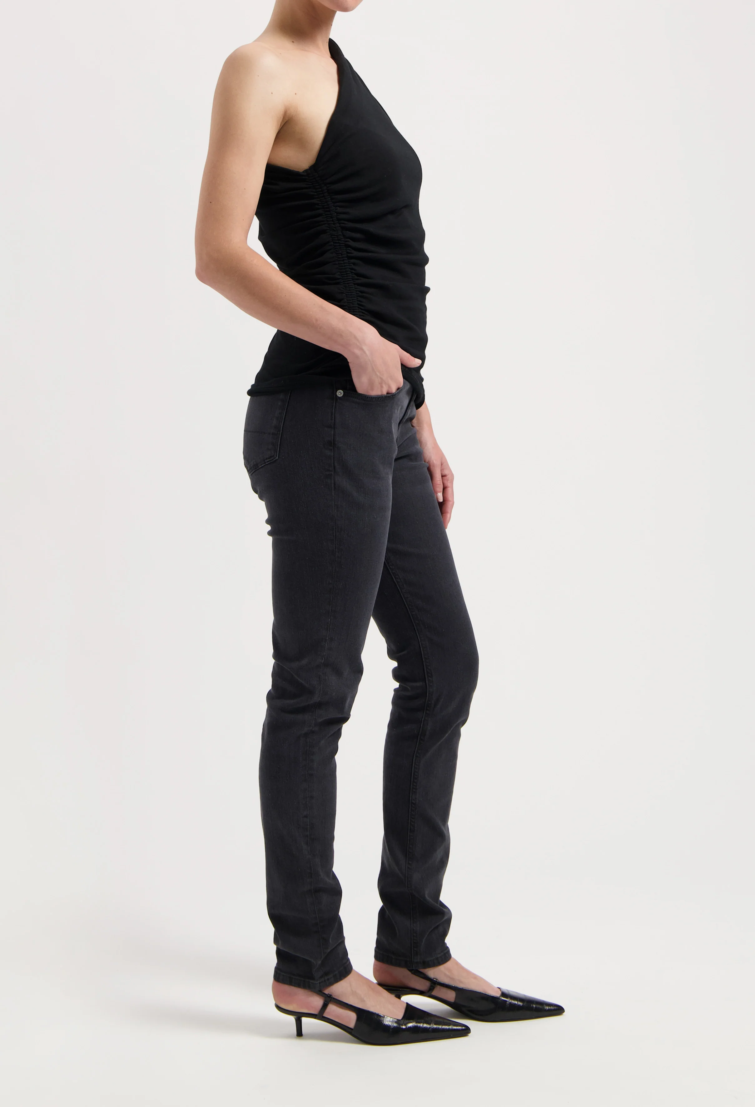 Skyler Mid Skinny - Authentic Black
