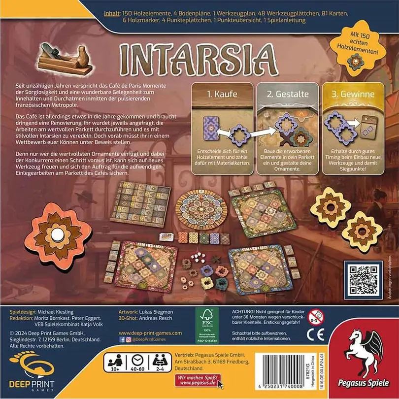 Familienspiel Intarsia