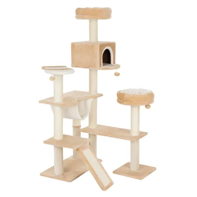 Gingerbread House Cat Tree with Ladder
