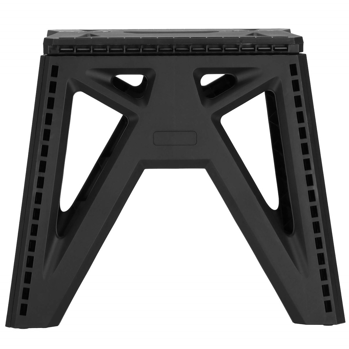 Taboret składany do 150 kg podest, stopień wys.33,5cm czarny