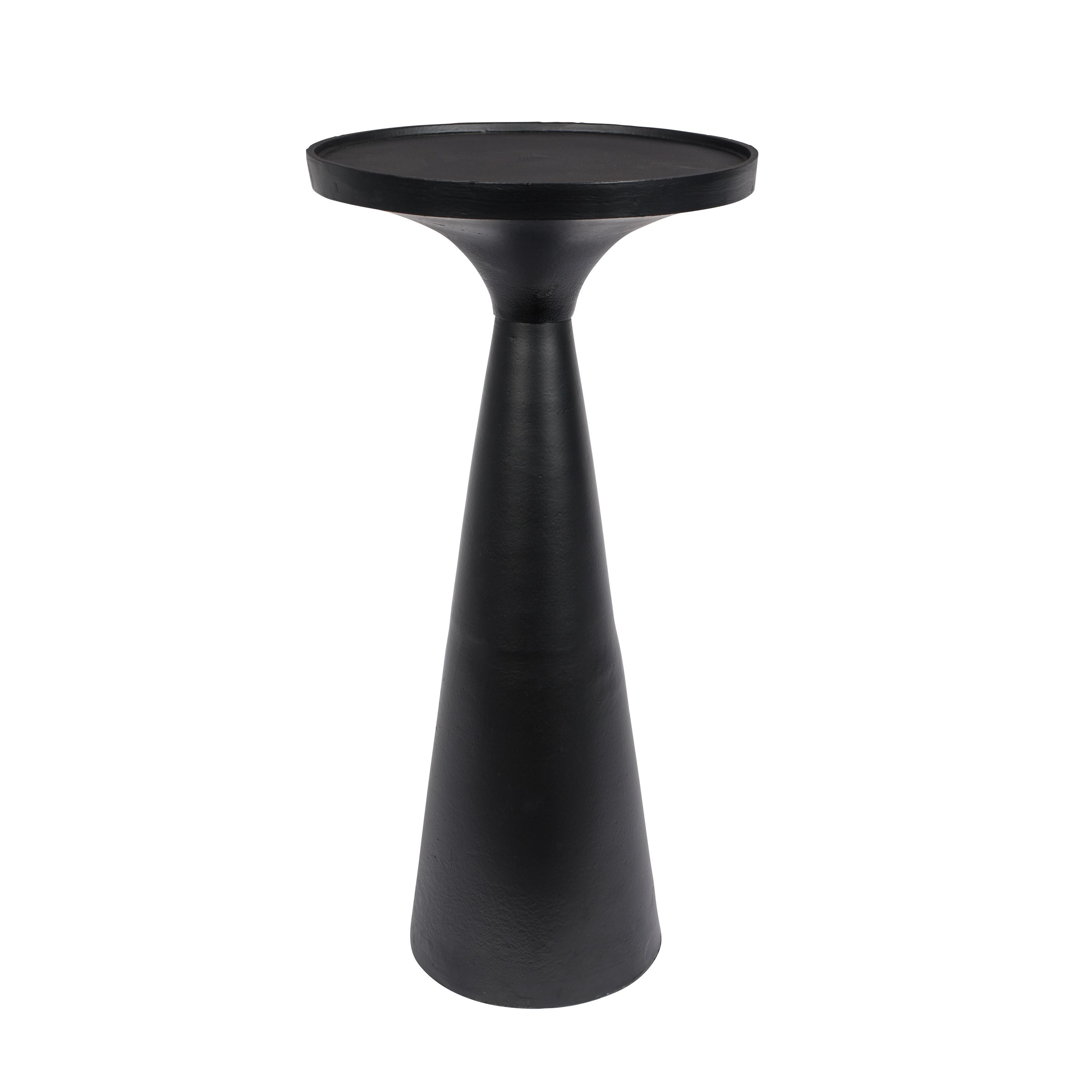 Zuiver Floss Bijzettafel Rond 28 cm Zwart