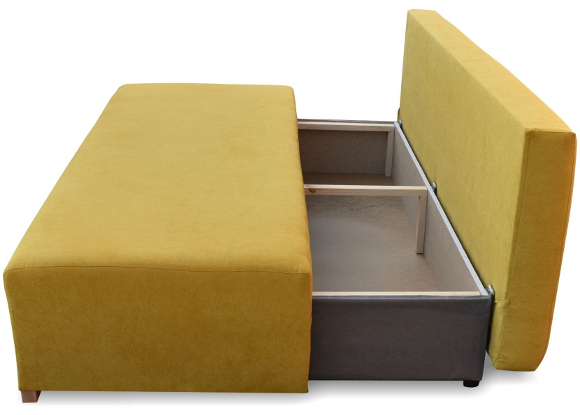 Rozkładana sofa ze sprężynami bonell Eufori Plus Różowa