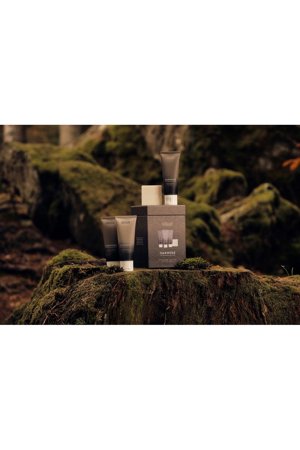 Scottish Fine Soaps Signature Gift Set (3x75ml Tubes, 1x40g Soap, Drum)