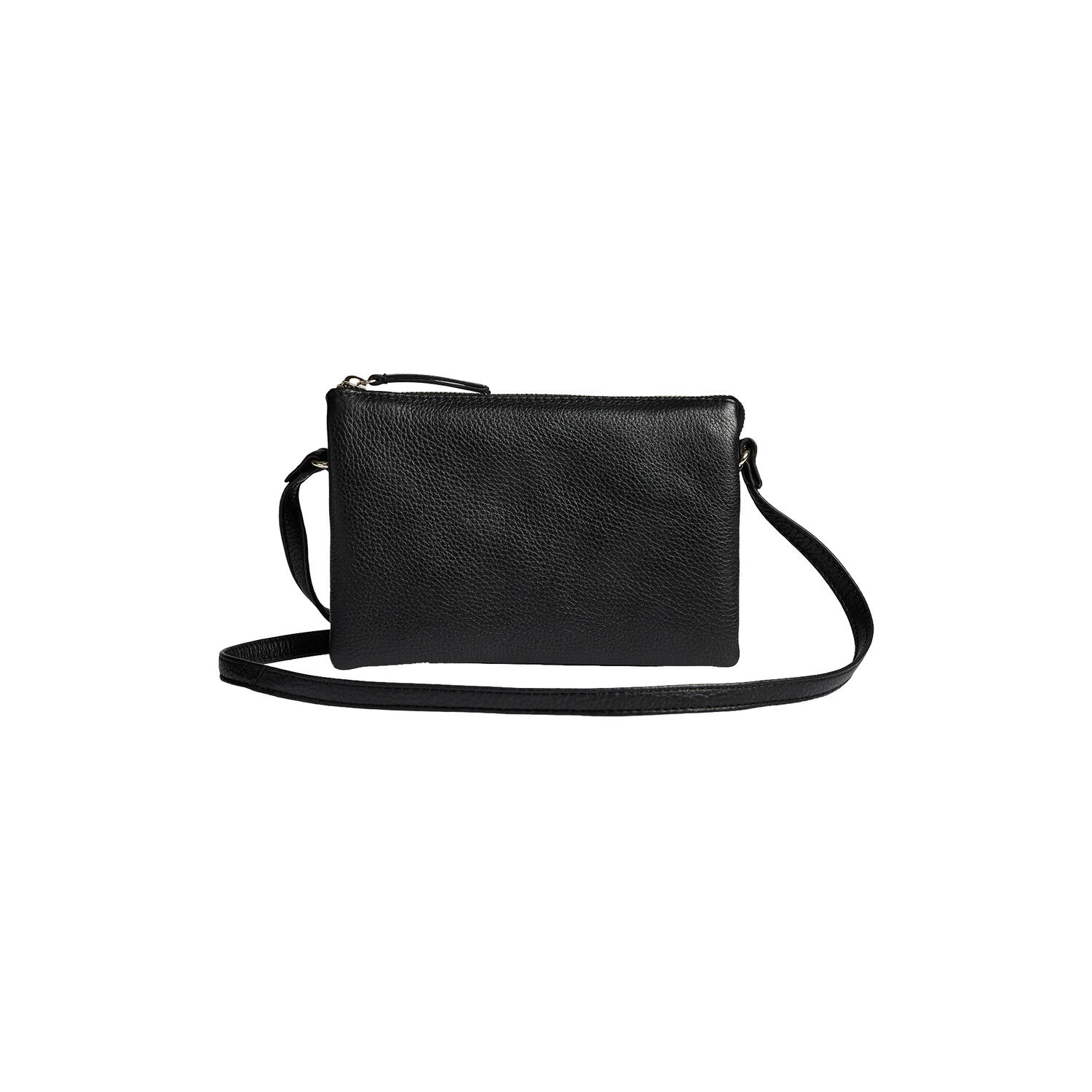 VeraMBG Crossbody Bag Grain, black w/gold