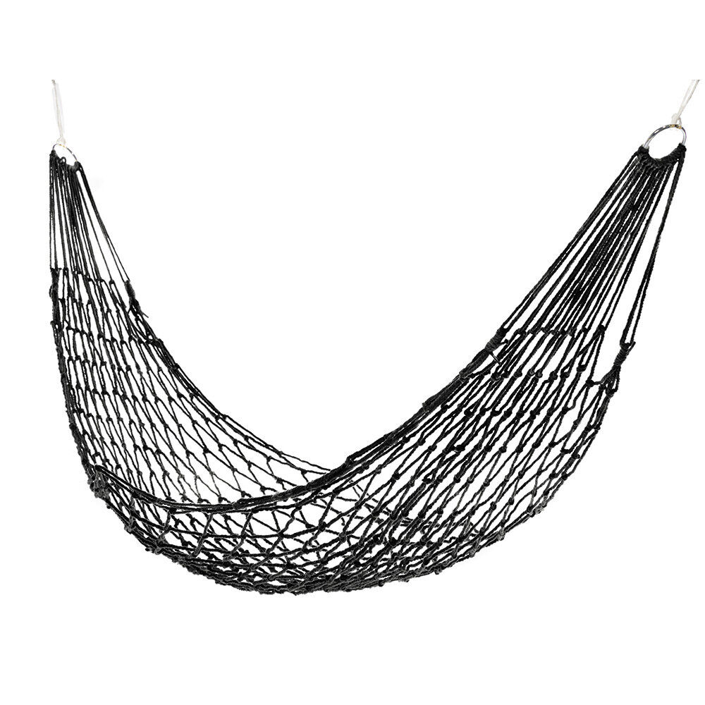 Hamac filet à suspendre Chypre 1 personne polycoton L275xl100cm