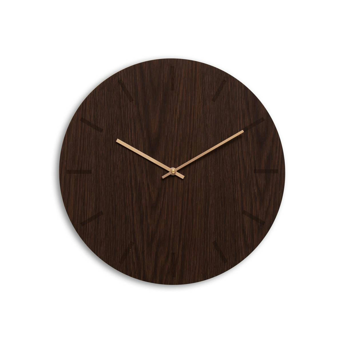 - Horloge murale en bois marron D38cm