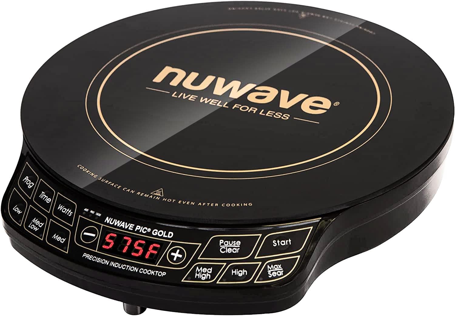 Nuwave Gold Precision Induction Cooktop, Powerful with Large 8 Heating Coil