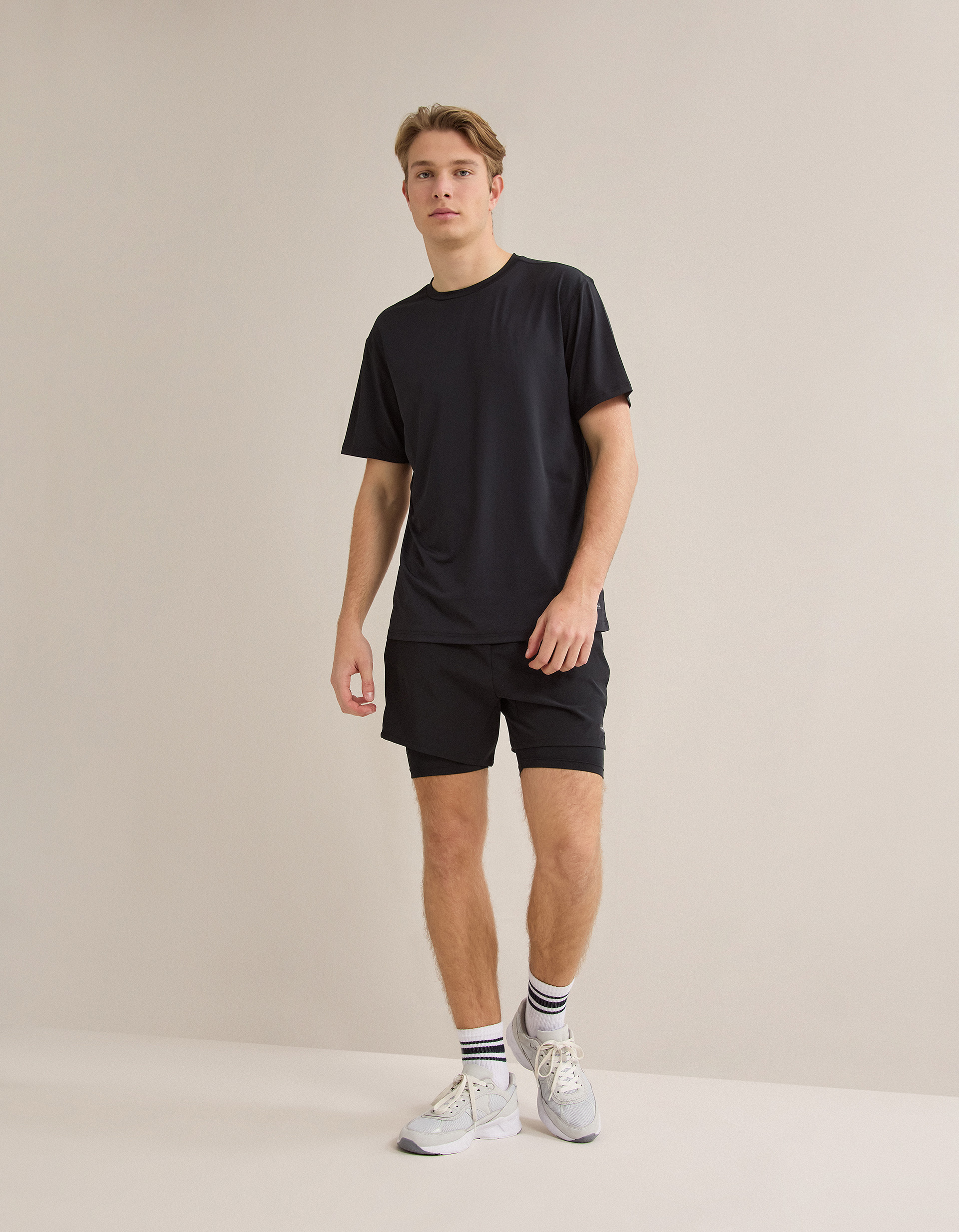 Calções de Desporto, Homem, Preto
