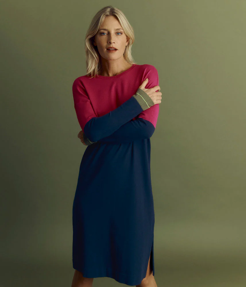 Robe maille en viscose stretch OPANTA/85163/886