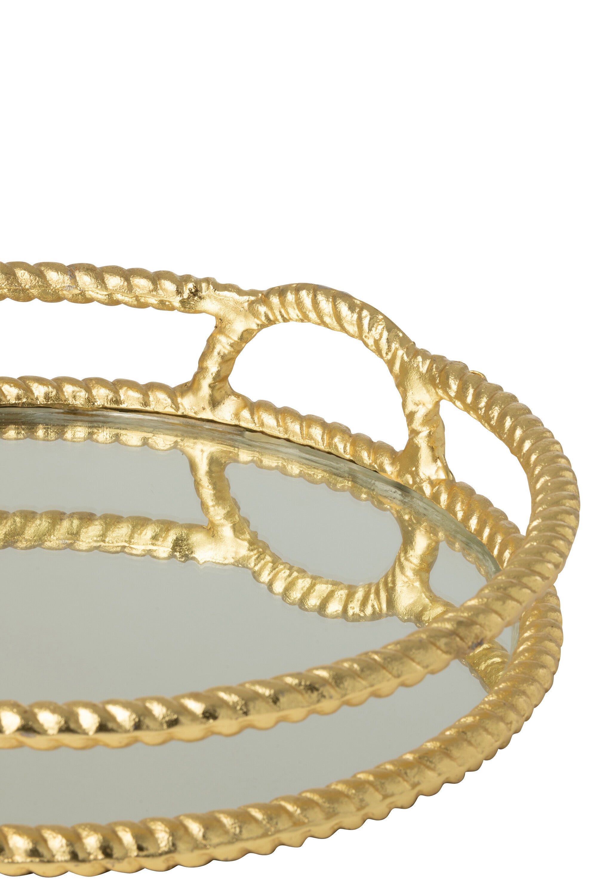 J-Line dienblad - aluminium - goud