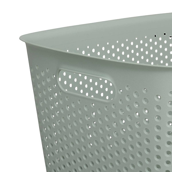 Panier Tila 17L sauge en plastique - Vert- 5five