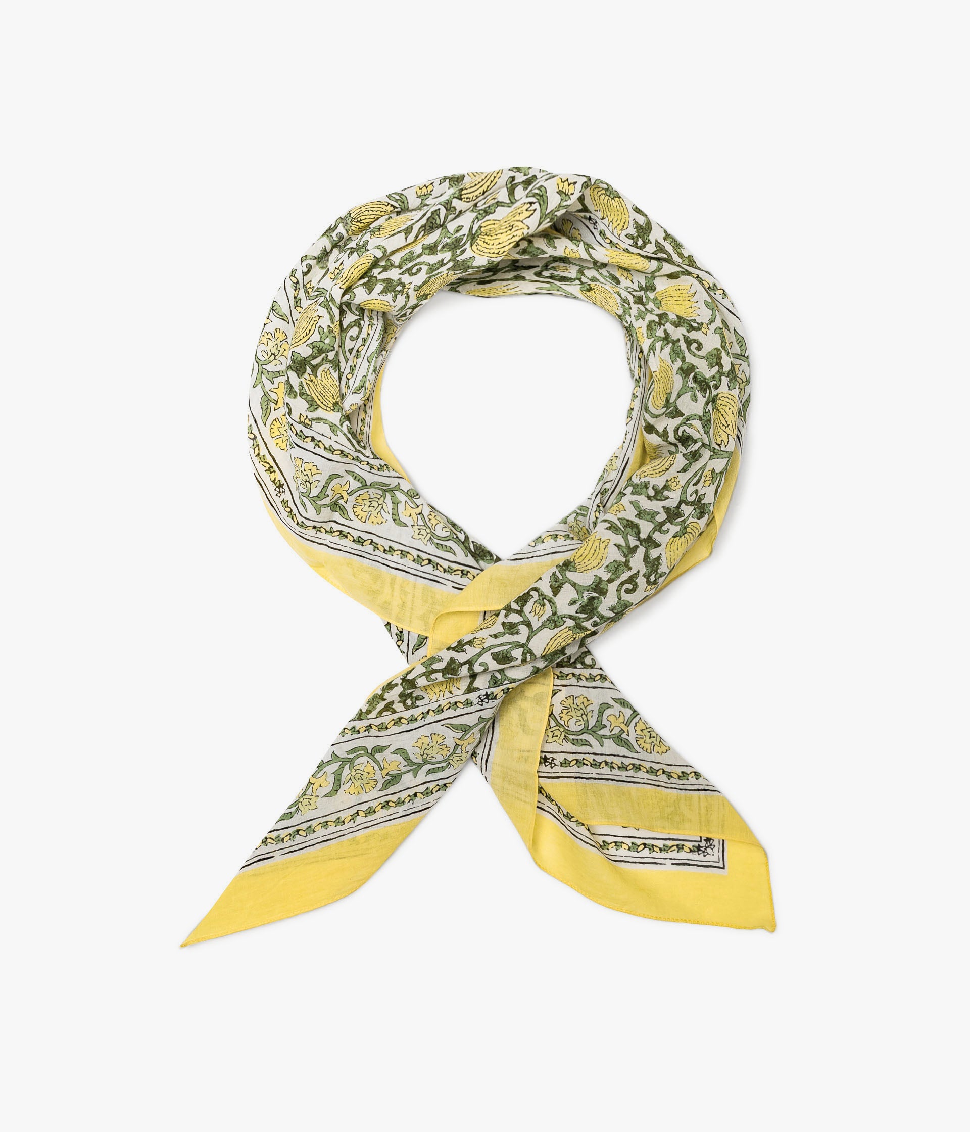 Foulard Gaia jaune