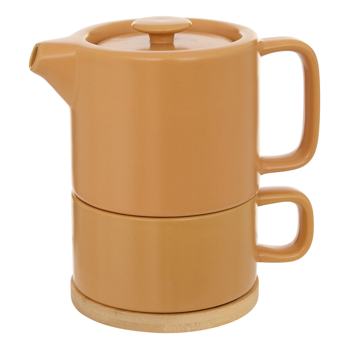 Bule com chávena em ceramica