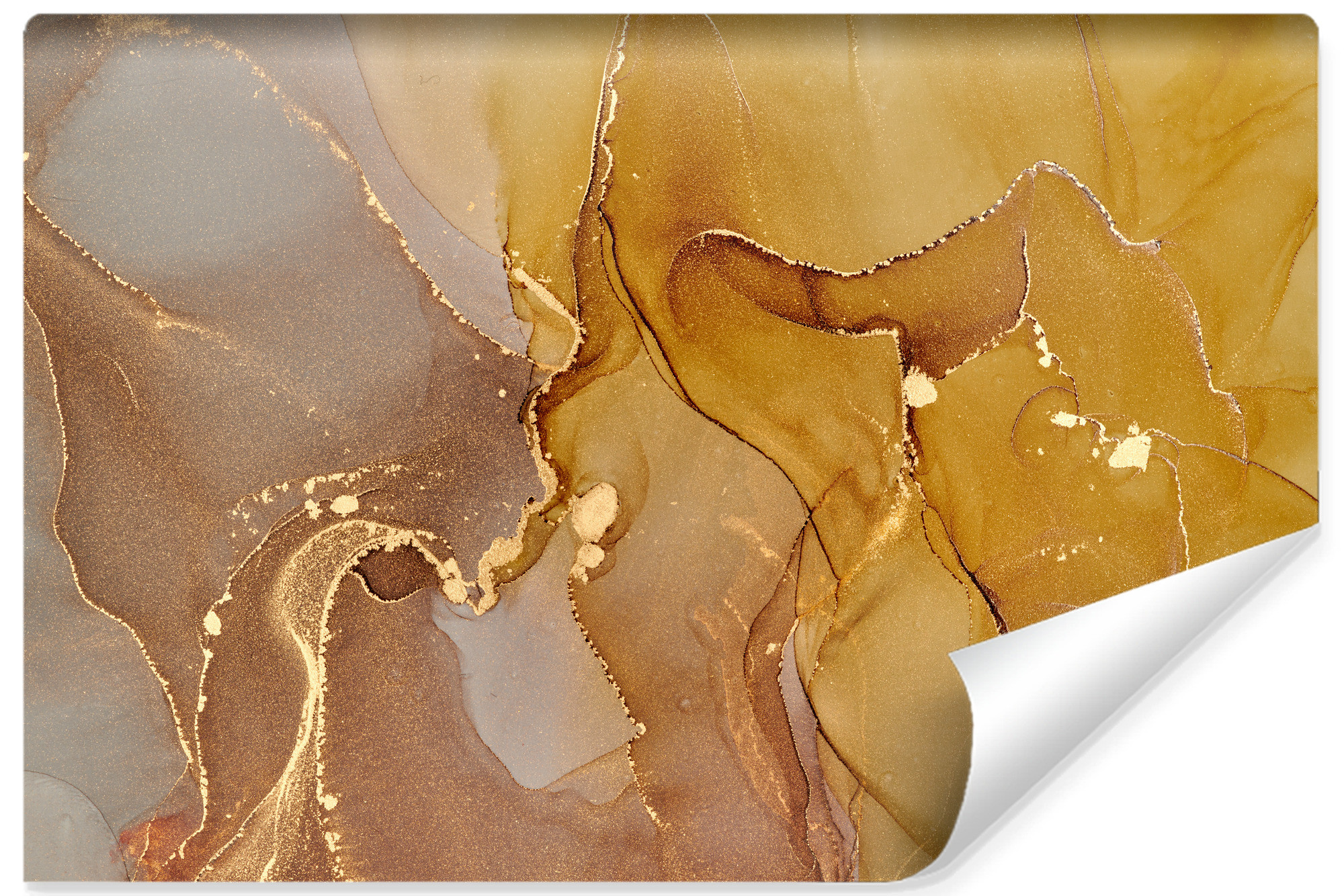 Fototapeta Marmur W Miedzianych Odcieniach 90x60cm