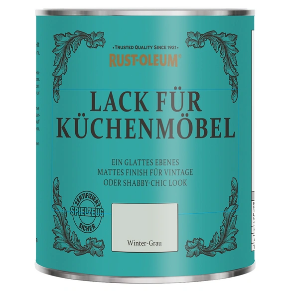Kreidefarbe Möbellack, 750ml, winter grau