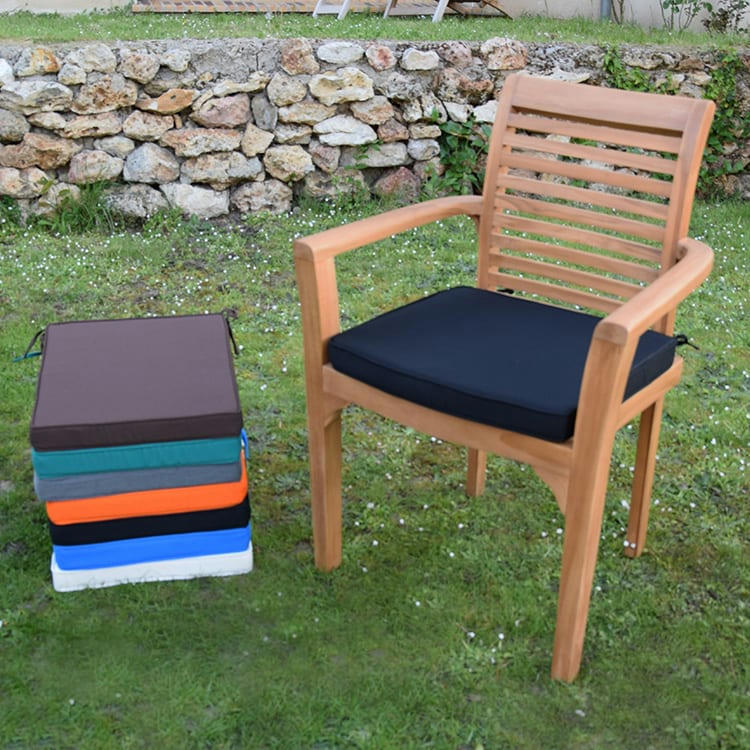 - Coussin Noir pour fauteuils fixes