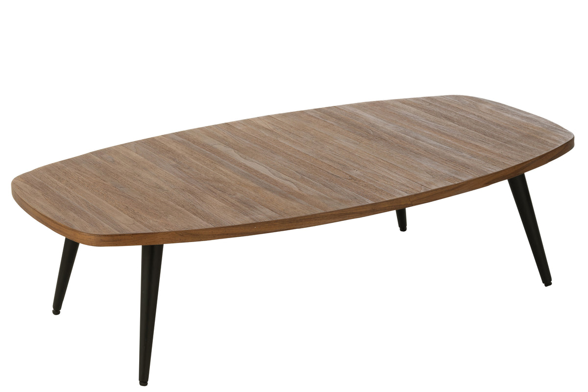 J-Line bijzettafel Rechthoekig - hout - naturel