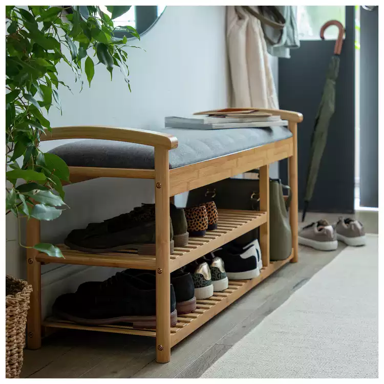Habitat Apia Shoe Storage Bench - Natural