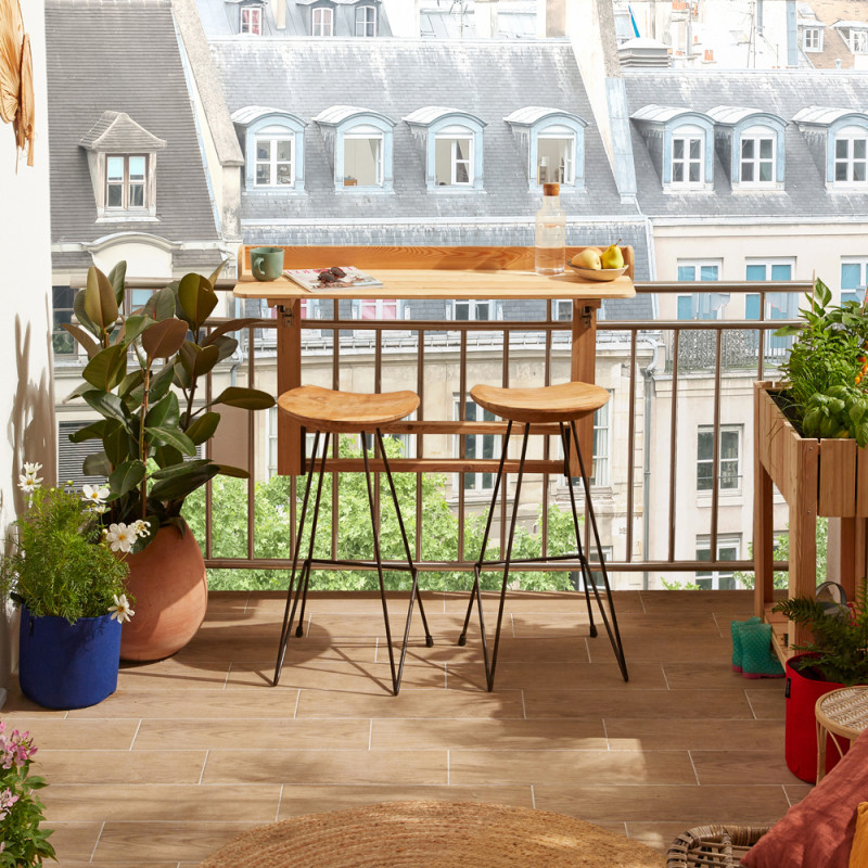 Table de balcon Acanta 118 x 50 x 69 cm