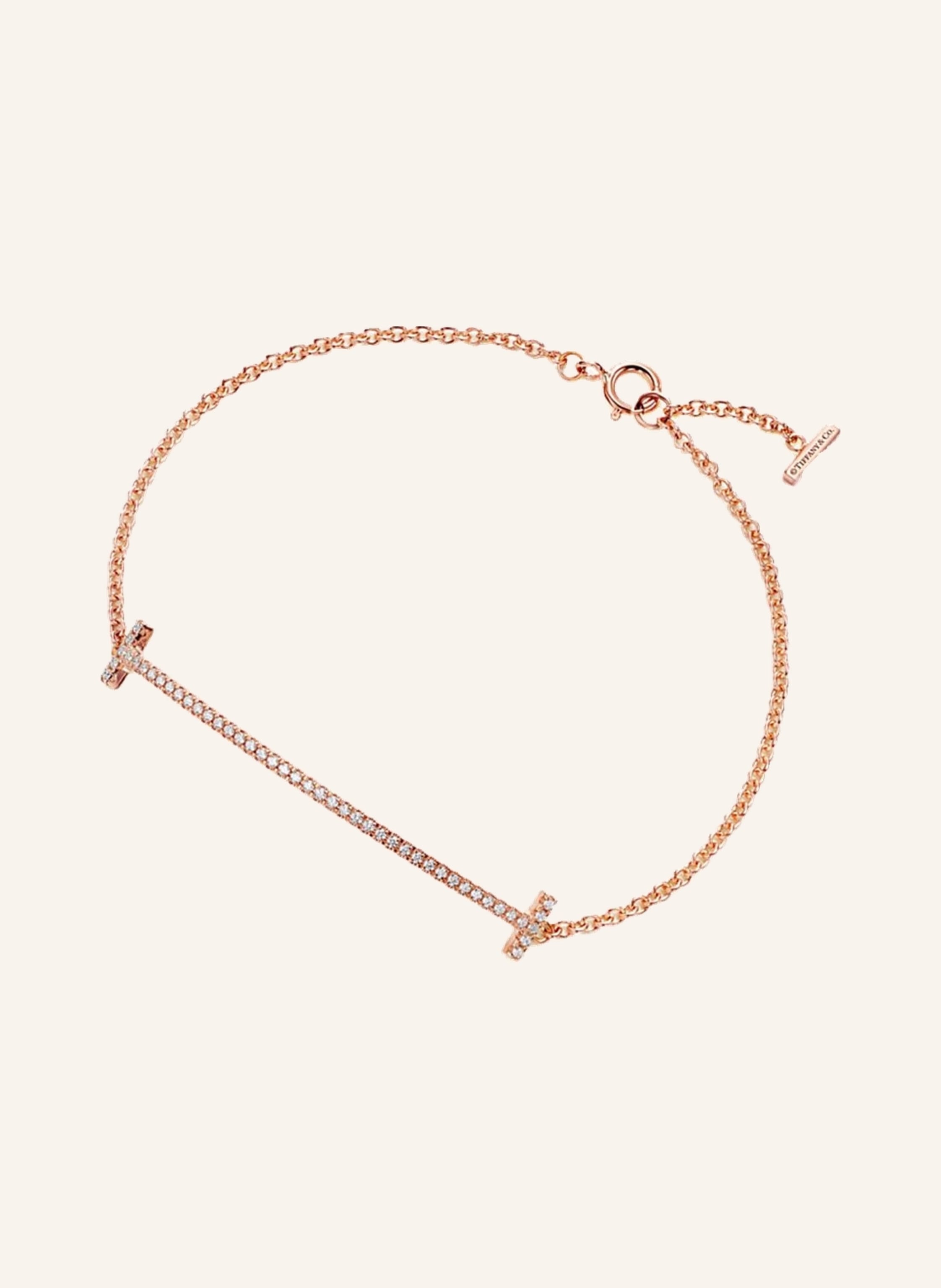TIFFANY & Co. Armband TIFFANY T SMILE aus 18 Karat Roségold