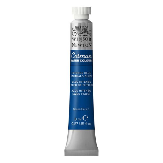 Winsor & Newton Cotman Intense Blue Watercolour Tube 8ml (327)
