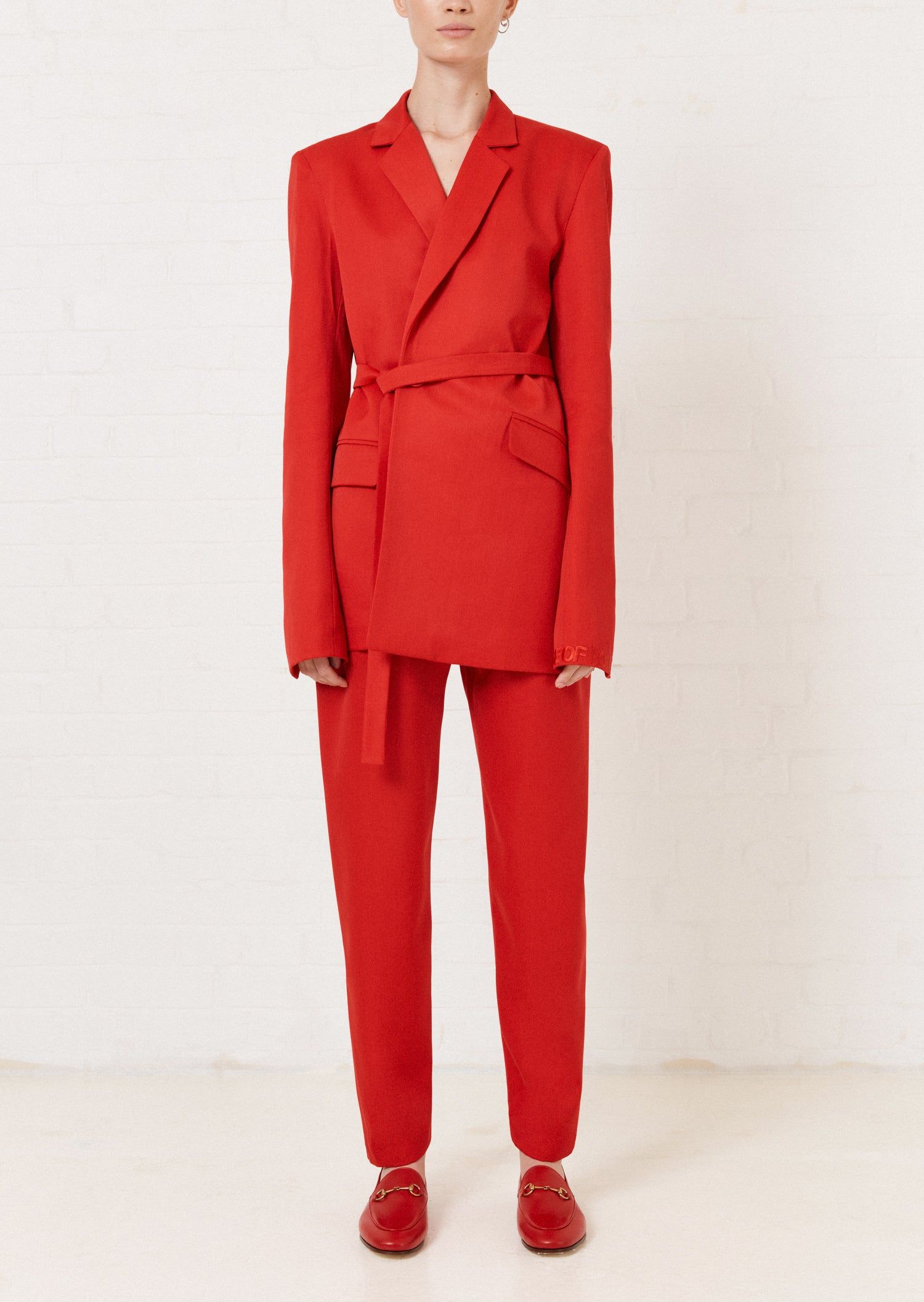 House of Holland House of Holland Red Tailored Jacket