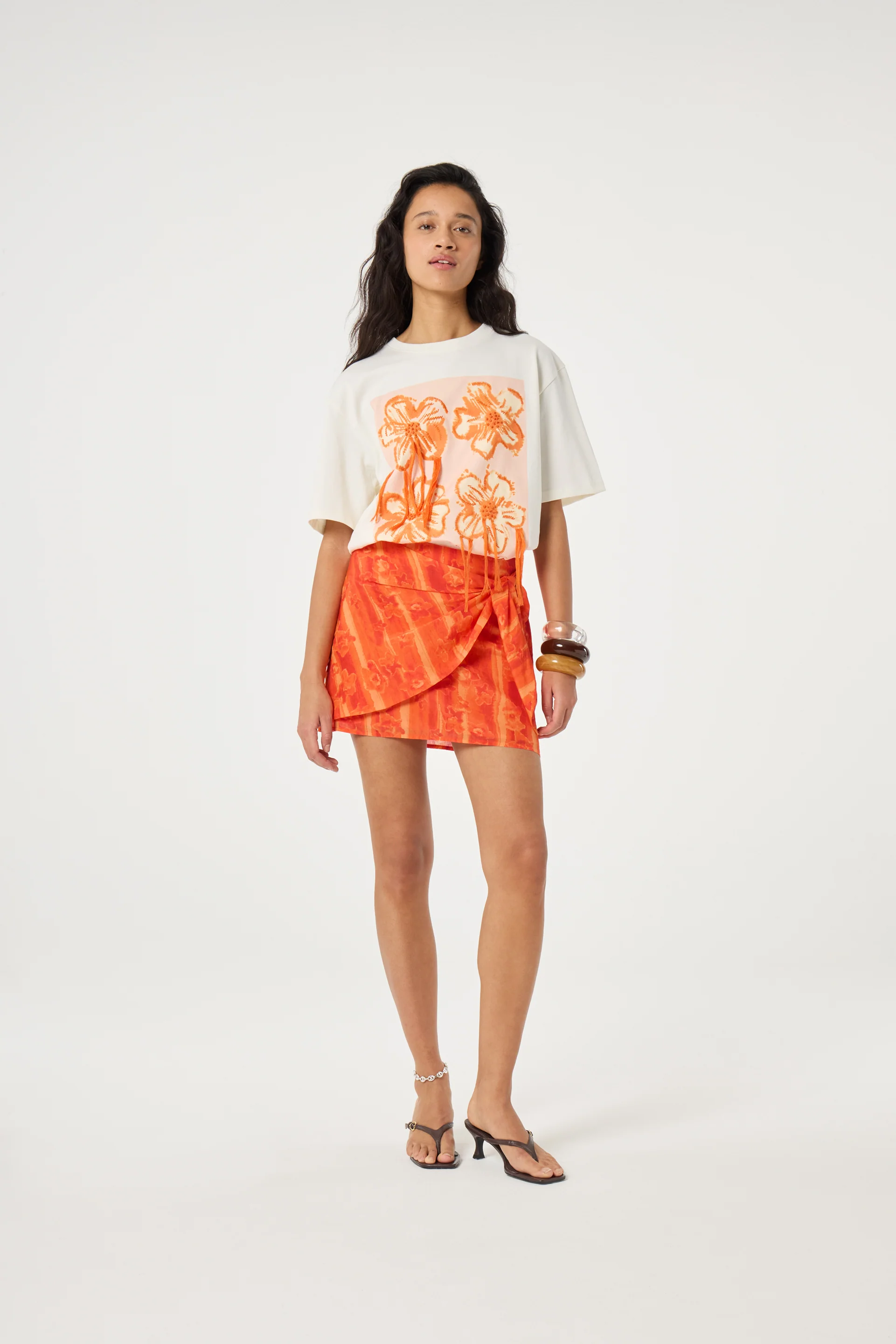 Costa Skirt | Orange/Orange