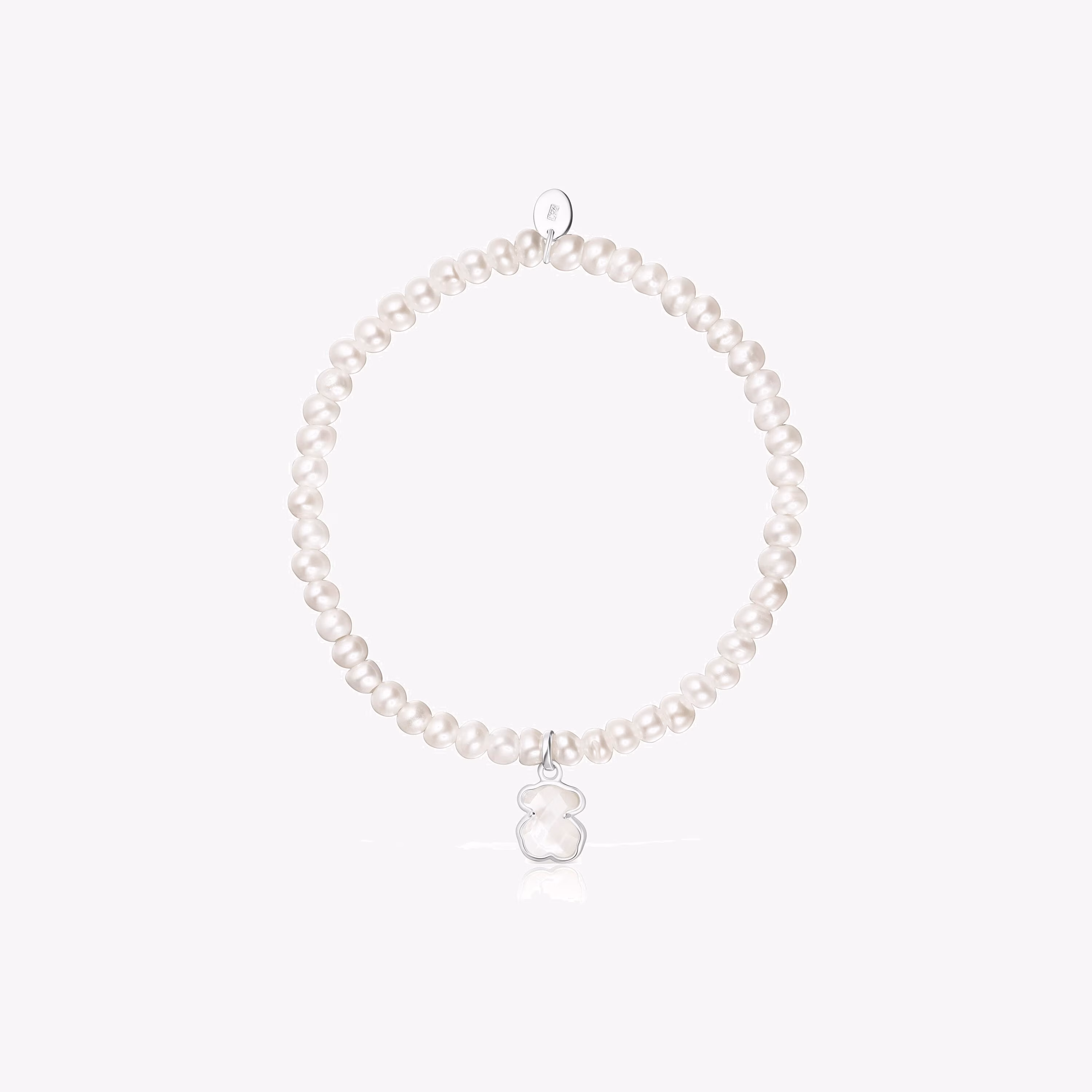 Pulsera de plata y perlas TOUS Icon Color