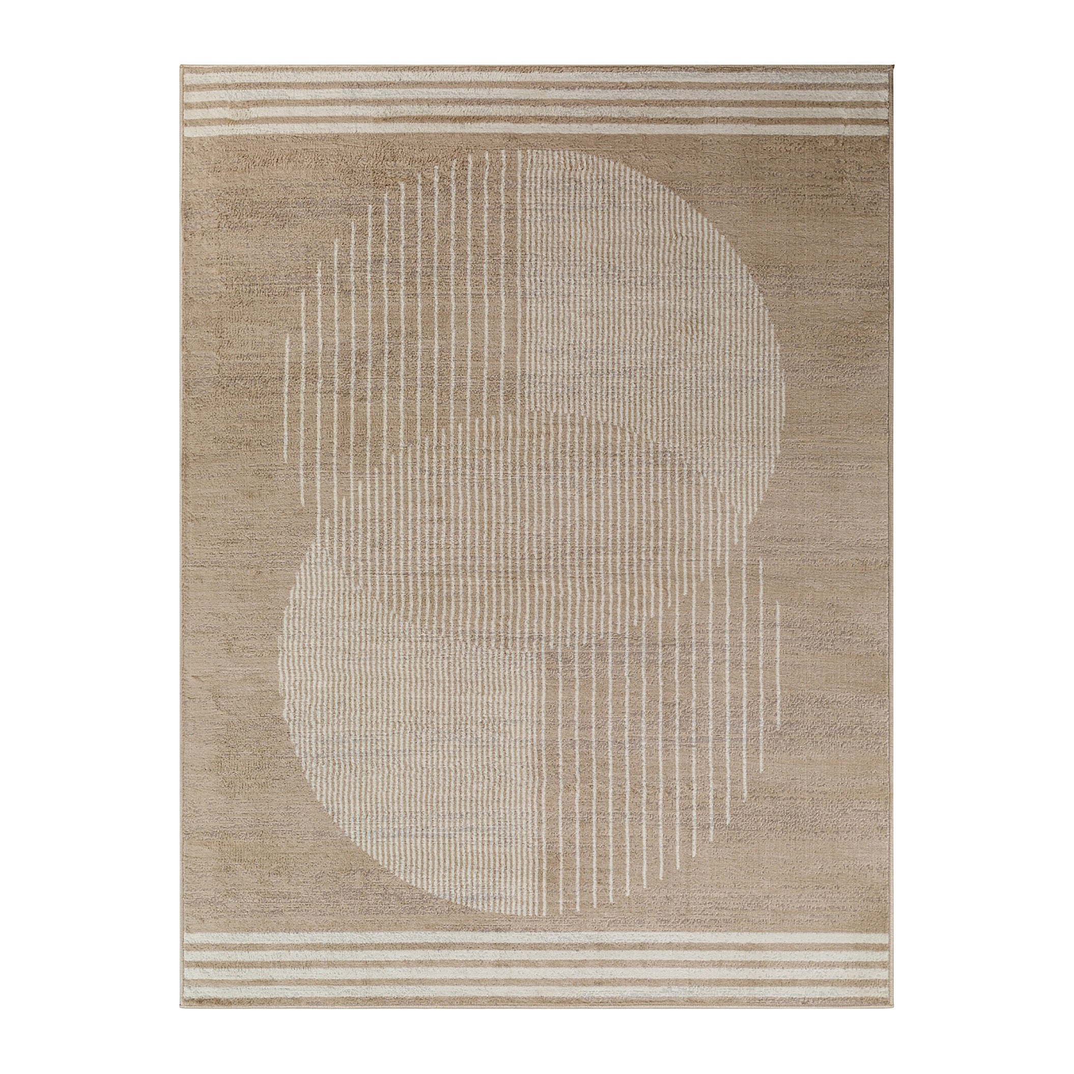 by fonQ Weeve Vloerkleed 160 x 215 cm - Donker Beige