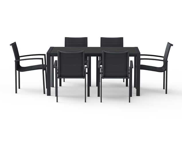Boston-Eden 7 Piece Dining Setting