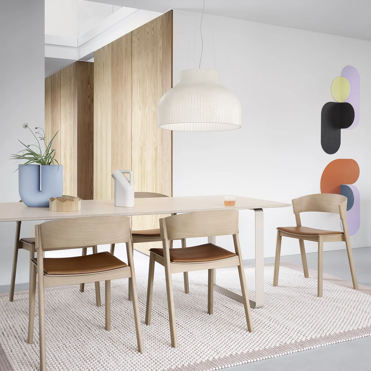 Muuto - Cover Side Chair, Eiche / Remix 252