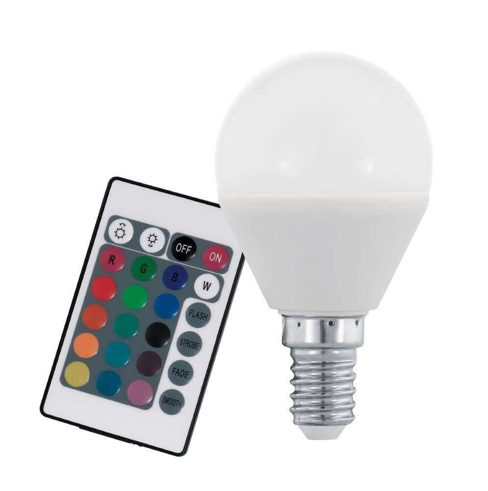 LYSPÆRE ELGO E14 ILLUM LED 4W RGB DIM INKL.FJERNKONTR