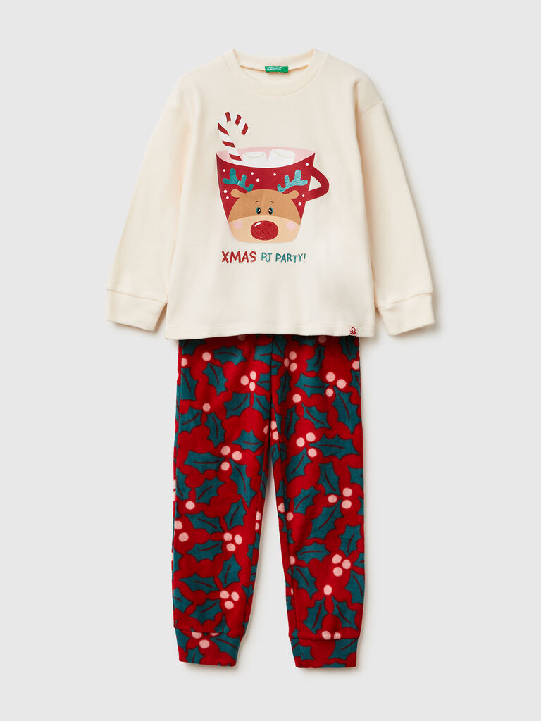 Fleece Christmas pyjamas