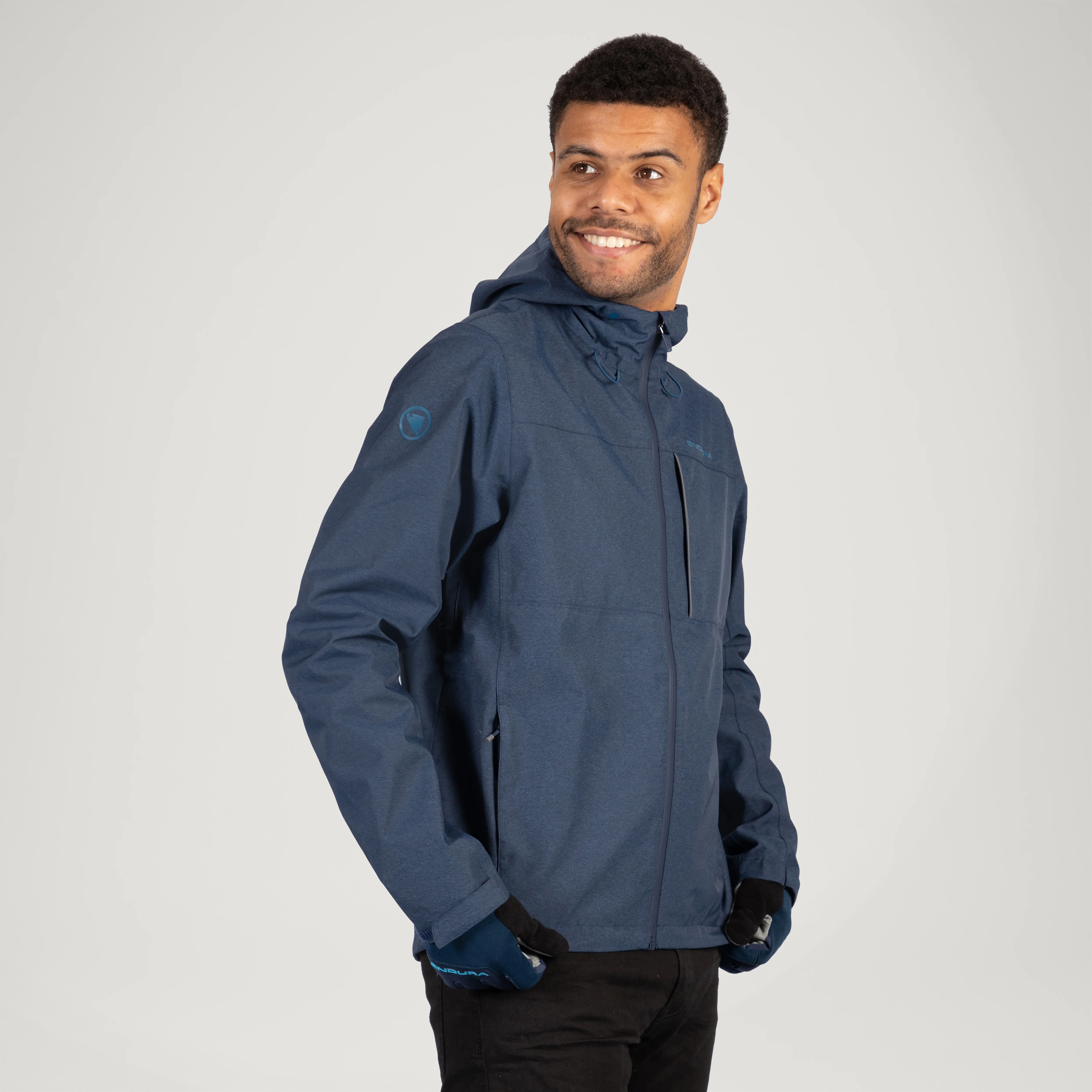 Men's Hummvee Waterproof Hooded Jacket - Ink Blue