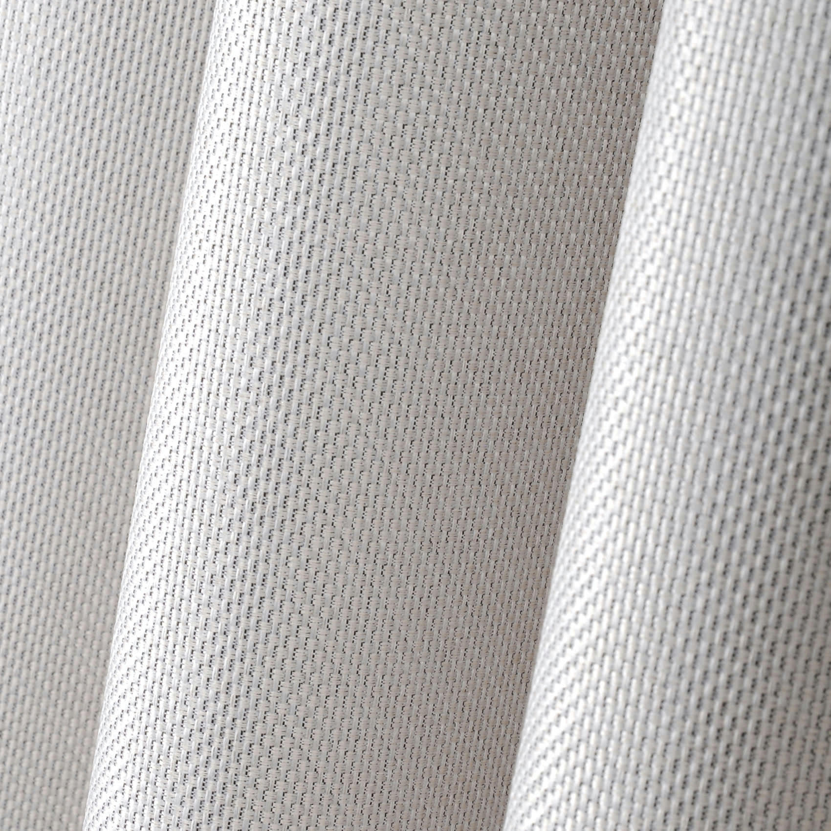 - Rideau occultant uni tramé polyester ecru 140x260 cm