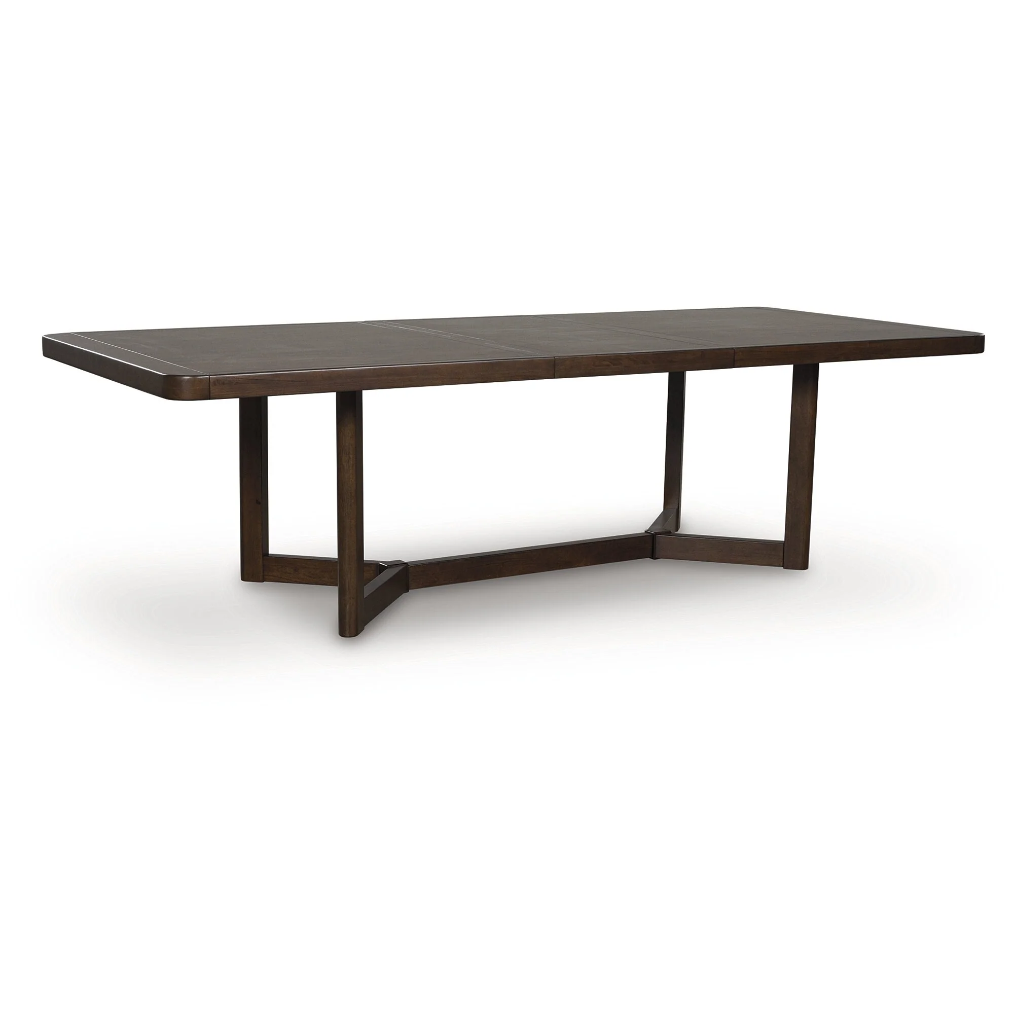 Signature Design by Ashley Kendamor Dark Brown Dining Extension Table - 46.13 W x 108 D x 29.75 H