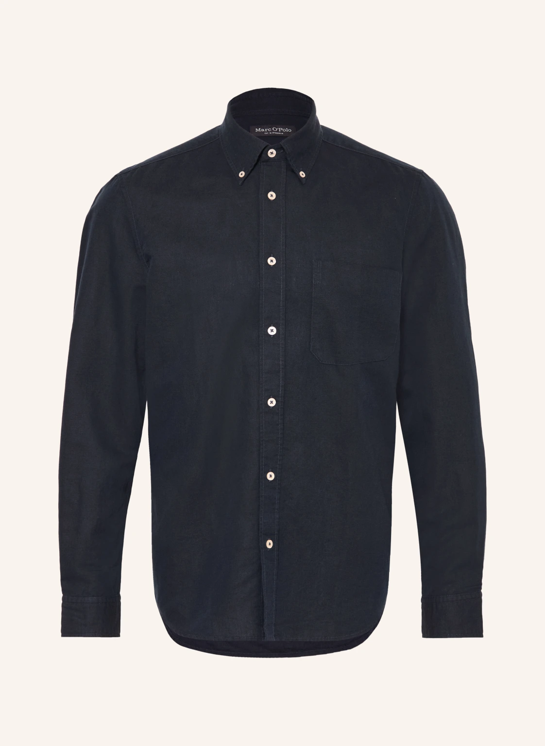 Marc O'Polo Hemd Regular Fit mit Leinen