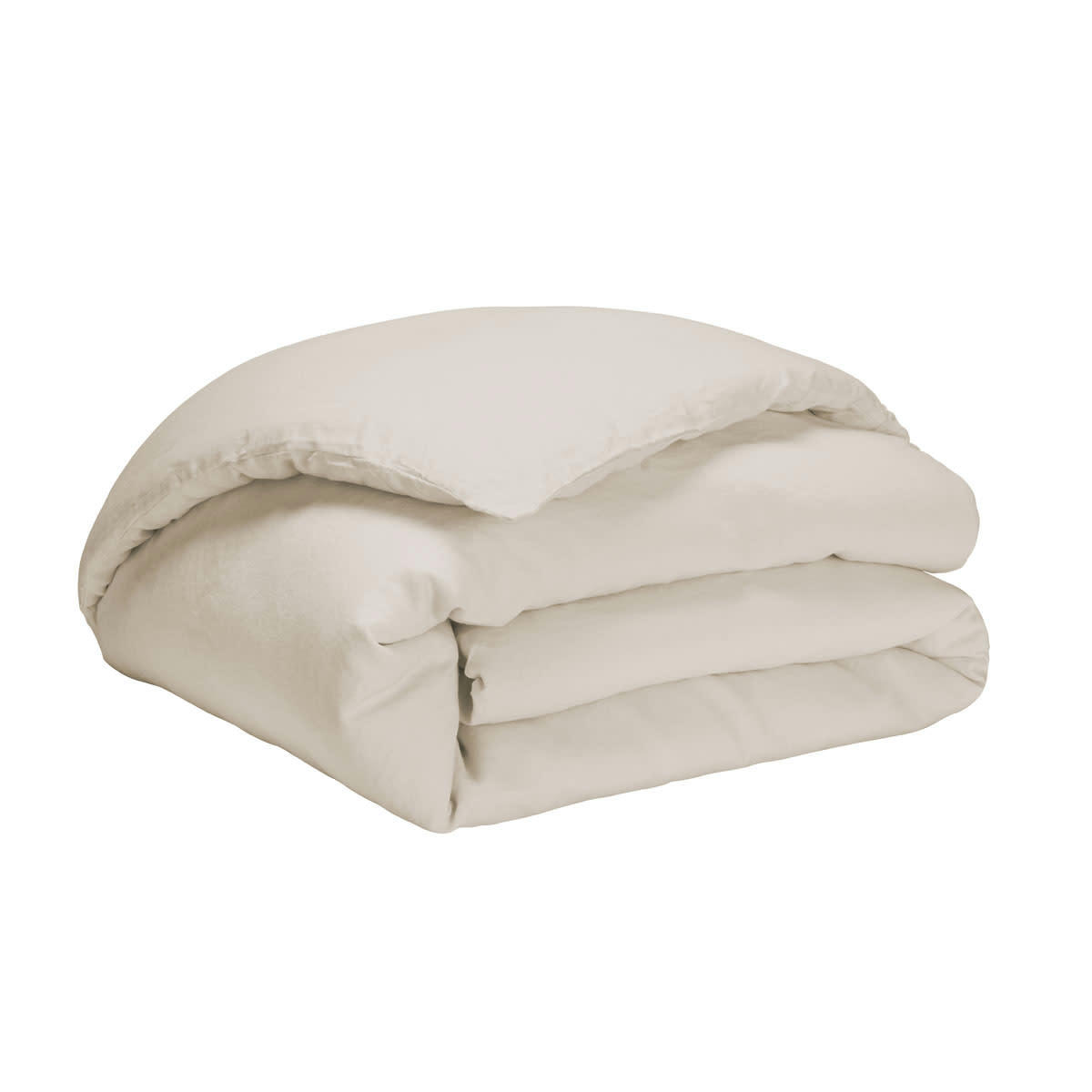 NOUVELLE VAGUE - Housse de couette en lin beige 240x220