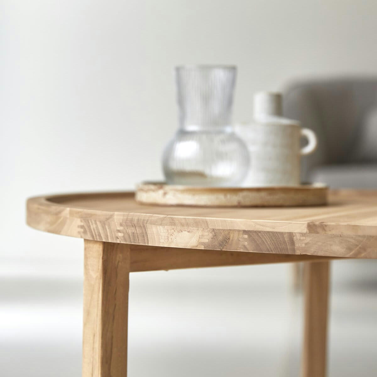 ANA - Table basse en teck massif